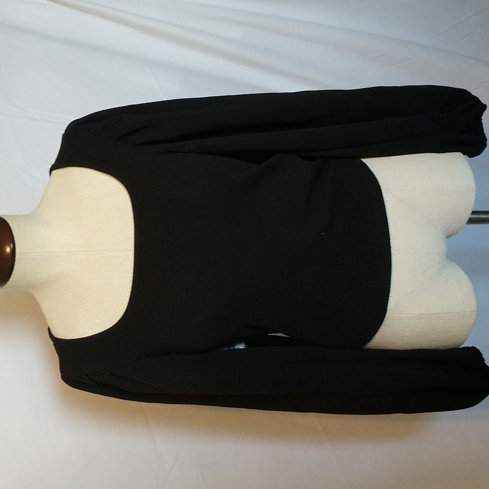 Dress up balloon sleeve top